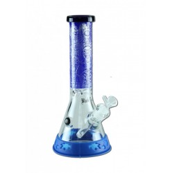 BLUE Decepticlone Ice Bong Silicone Base